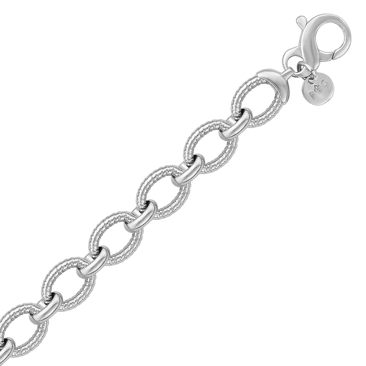 sterling silver chain link bracelets