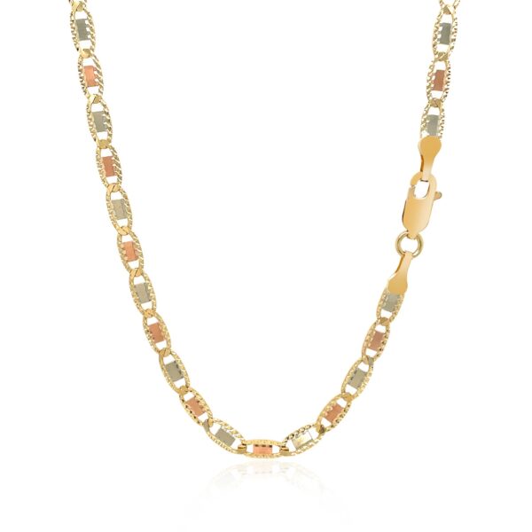 14k Yellow Gold Valentino Chain (3.3mm) - Image 3