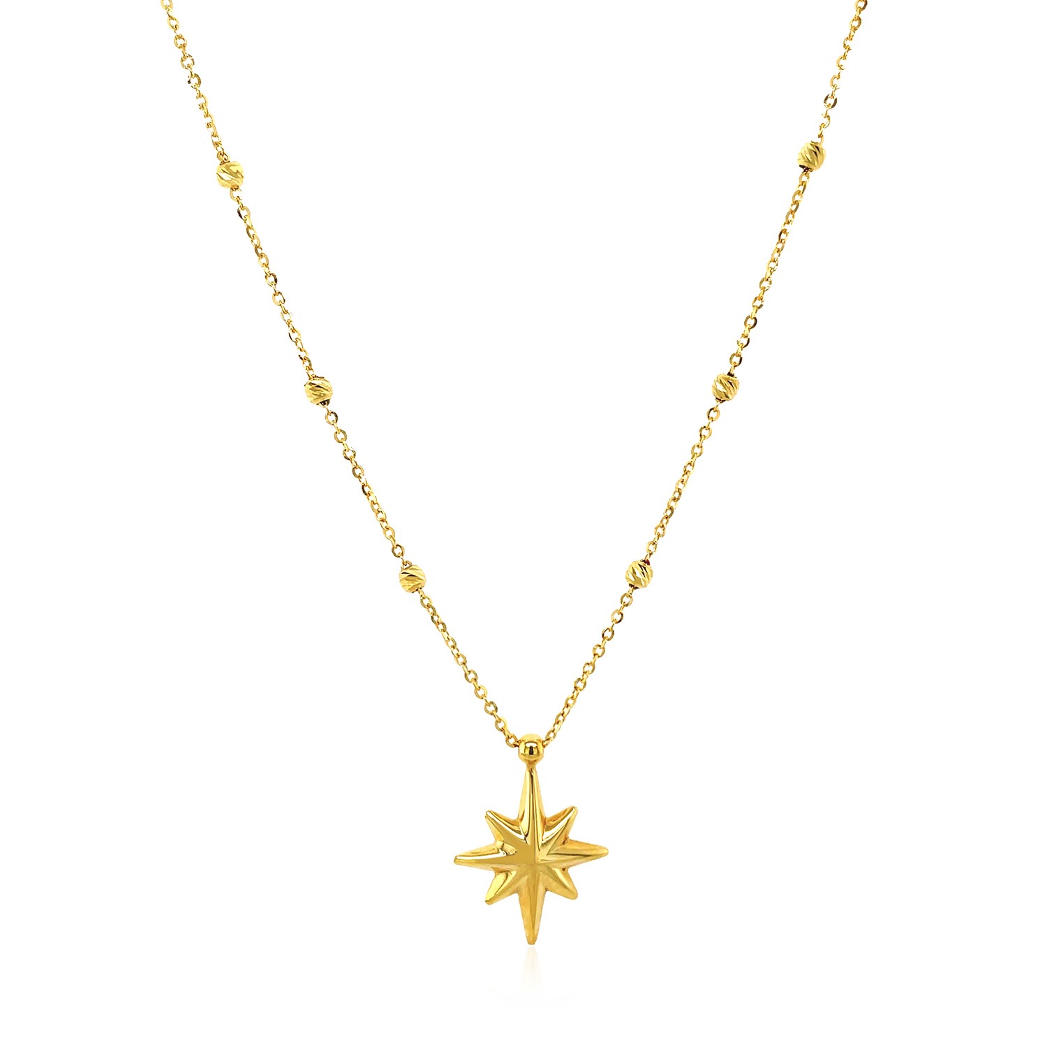 8 point deals star necklace