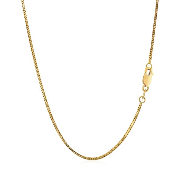 14k Yellow Gold Franco Chain 0.9mm - Image 2