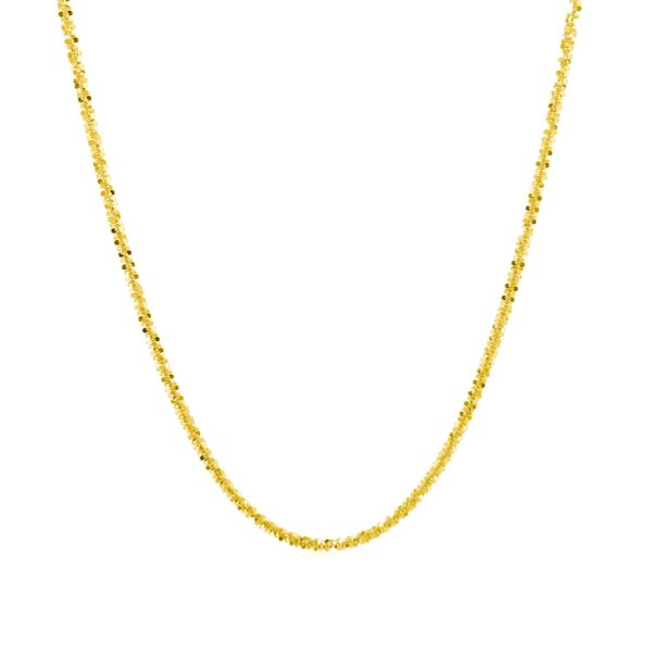 10k Yellow Gold Sparkle Chain 1.5mm - Image 2