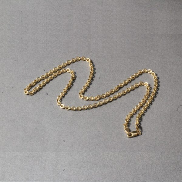 3.0mm 14k Yellow Gold Forsantina Lite Cable Link Chain - Image 5