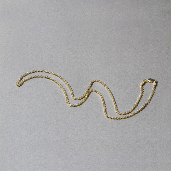 14k Yellow Gold Forsantina Lite Cable Link Chain 1.9mm - Image 5