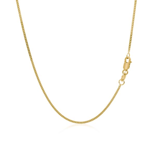 14k Yellow Gold Gourette Chain 1.0mm - Image 3