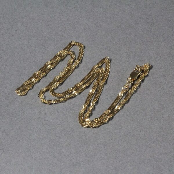 2.1mm 14k Yellow Gold Singapore Chain - Image 3