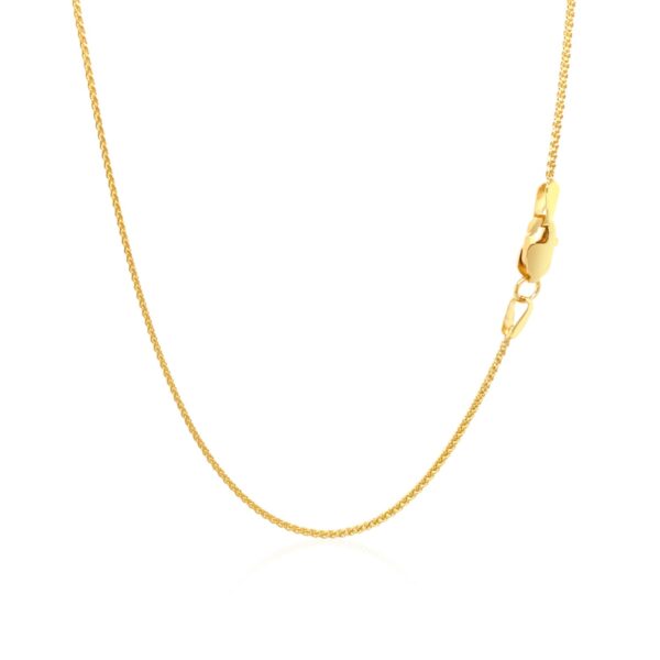 10k Yellow Gold Wheat Chain 1.0mm - Image 3