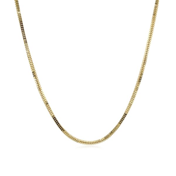 14k Yellow Gold Milano Chain 1.1mm - Image 2