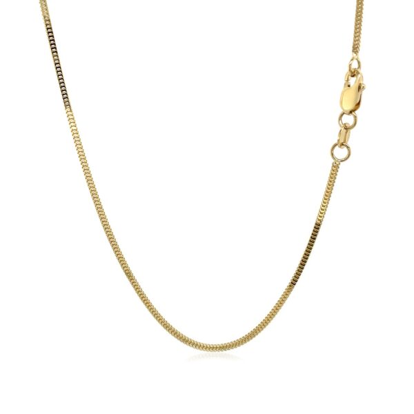 14k Yellow Gold Milano Chain 1.1mm - Image 3