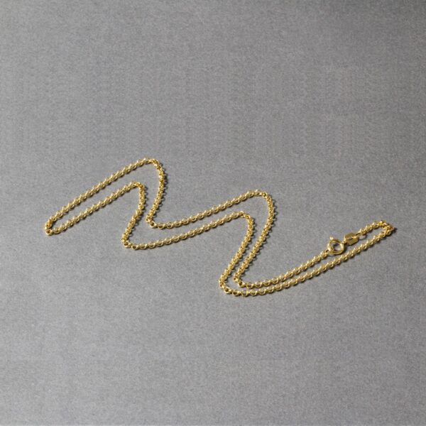 14k Yellow Gold Rolo Chain 1.9mm - Image 5