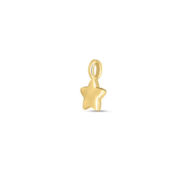 14k Yellow Gold Mini Star Charm - Image 2