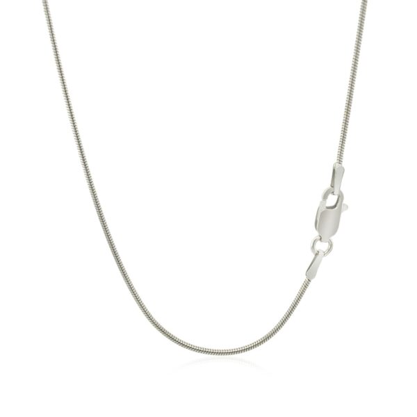 Sterling Silver 1.1mm Snake Style Chain - Image 3