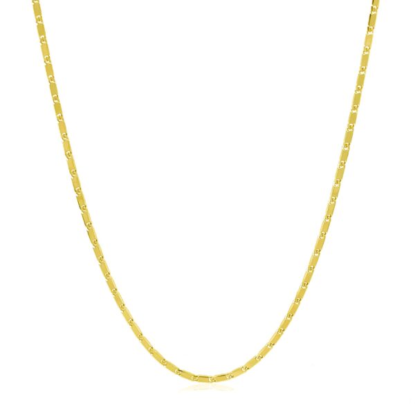 14k Yellow Gold Lumina Pendant Chain 1.0mm - Image 2