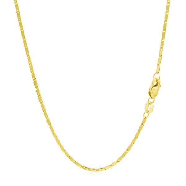 14k Yellow Gold Lumina Pendant Chain 1.0mm - Image 3