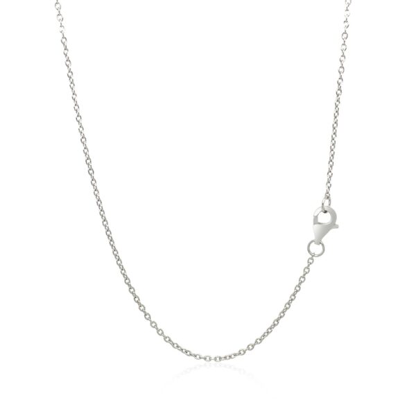 Double Heart Infinity Necklace with Cubic Zirconia in Sterling Silver - Image 3