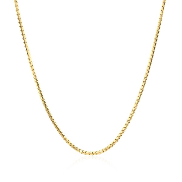 14k Yellow Gold Ice Chain 1.3mm - Image 2