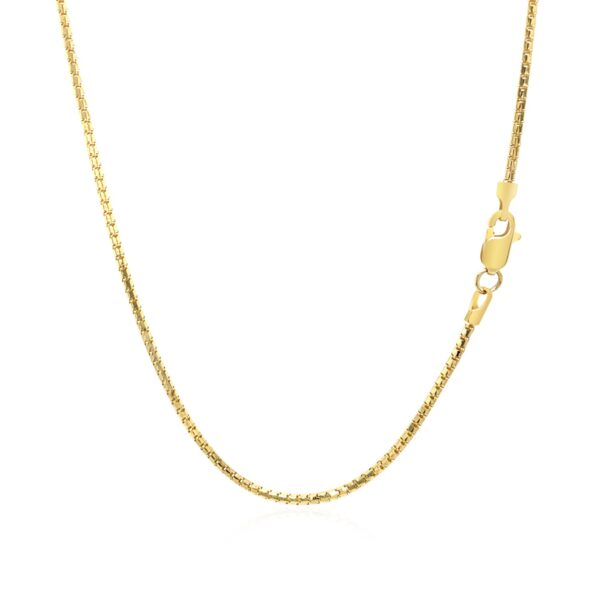 14k Yellow Gold Ice Chain 1.3mm - Image 3