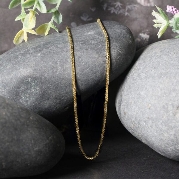 14k Yellow Gold Ice Chain 1.3mm - Image 4