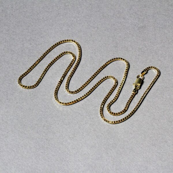 14k Yellow Gold Ice Chain 1.3mm - Image 5