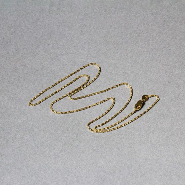 14k Yellow Gold Lumina Pendant Chain 0.9mm - Image 3