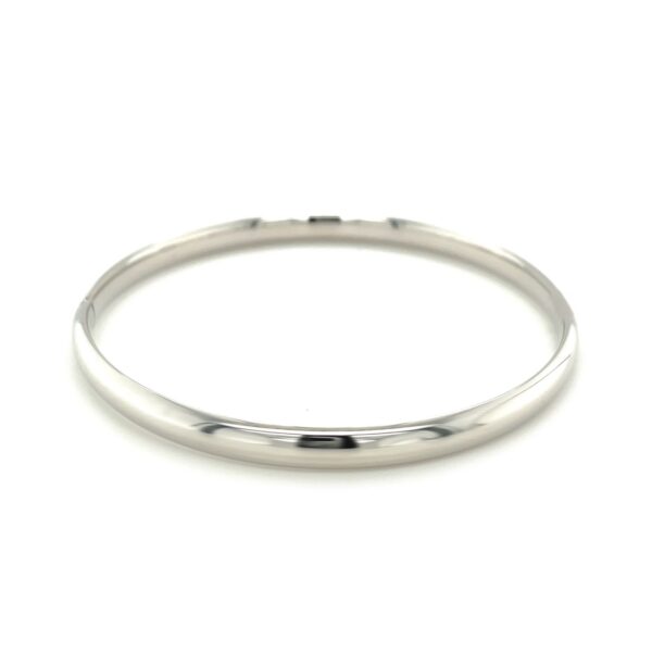 Classic Bangle in 14k White Gold (5.0mm) - Image 2