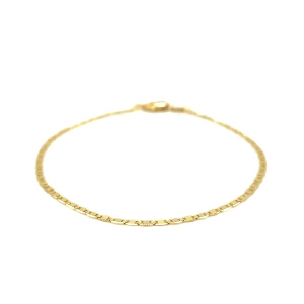 10k Yellow Gold Mariner Link Bracelet 1.7mm - Image 2