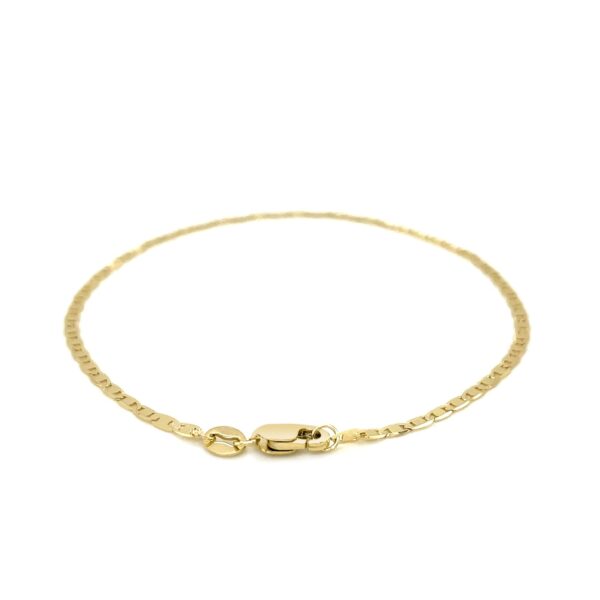 10k Yellow Gold Mariner Link Bracelet 1.7mm - Image 3