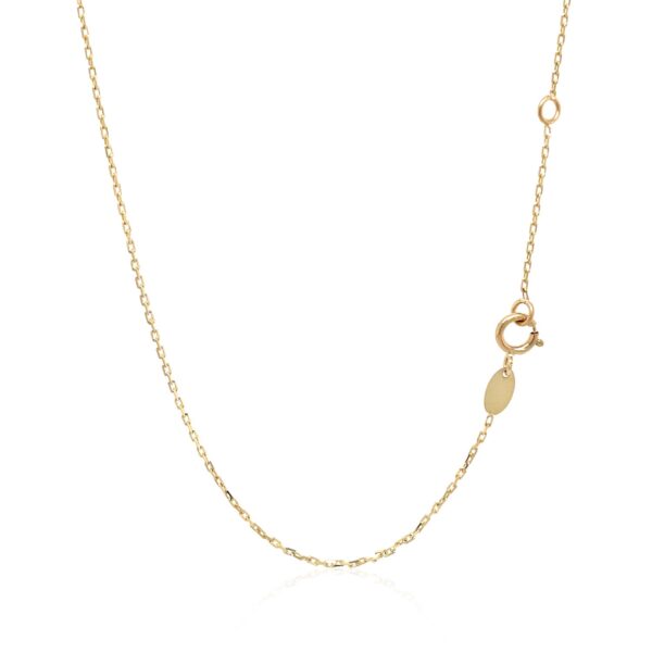 14k Tri-Color Gold Rosary Chain Necklace - Image 3