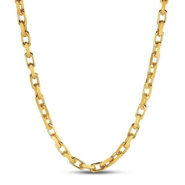 14k Yellow Gold French Cable Link Chain 6.1 mm - Image 2