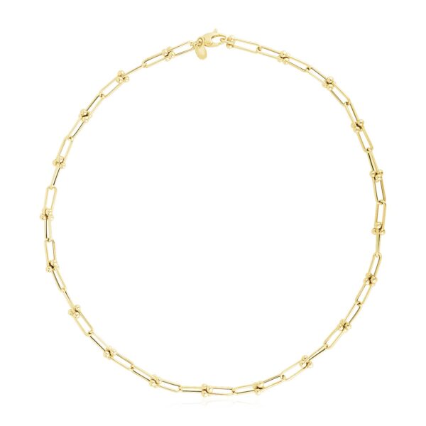 14k Yellow Gold High Polish Jax Link Chain (5.9mm) - Image 2