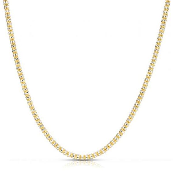 Ice Barrel Chain in 14k Yellow Gold (3.1 mm) - Image 2