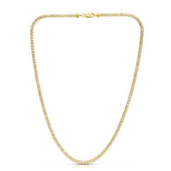 Ice Barrel Chain in 14k Yellow Gold (3.1 mm) - Image 3