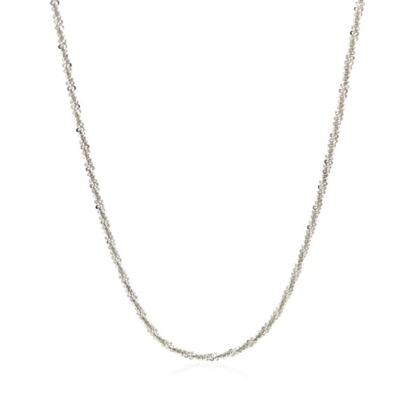 Sterling Silver 1.5mm Adjustable Sparkle Chain - Image 2