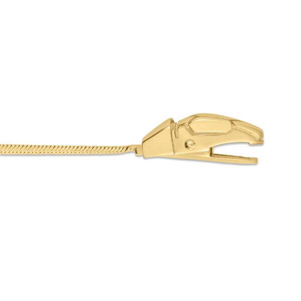 14k Yellow Gold Serpent Necklace - Image 3