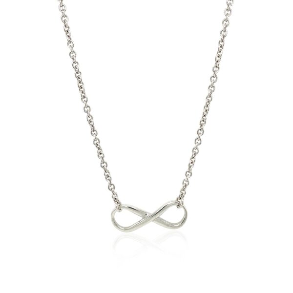 Sterling Silver Infinity Symbol Necklace - Image 2