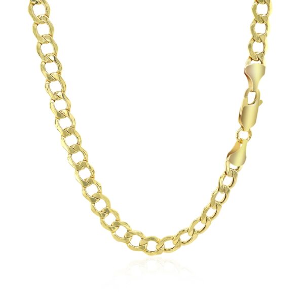 5.3mm 10k Yellow Gold Curb Chain - Image 3