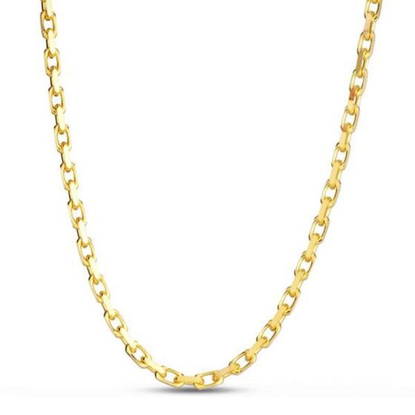 14k Yellow Gold French Cable Link Chain 3.6 mm - Image 2