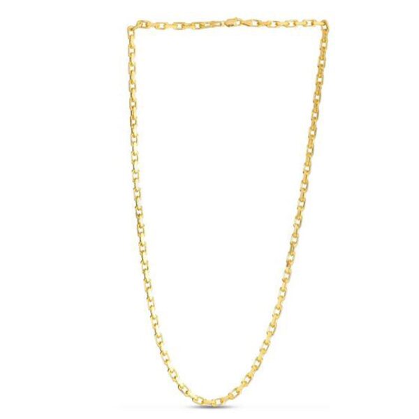 14k Yellow Gold French Cable Link Chain 3.6 mm - Image 3