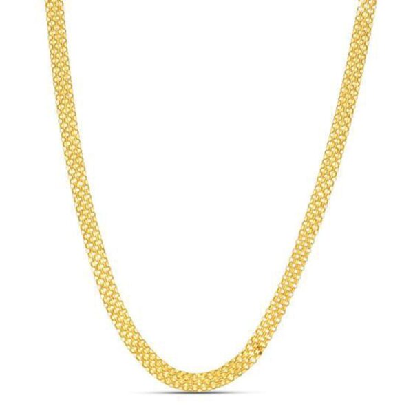 4.7mm 14k Yellow Gold Bismark Chain - Image 2