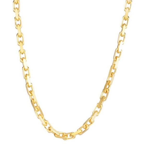 14k Yellow Gold French Cable Link Chain 4.8 mm - Image 2