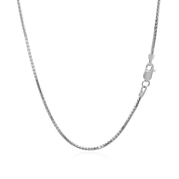 14k White Gold Ice Chain 1.3mm - Image 3