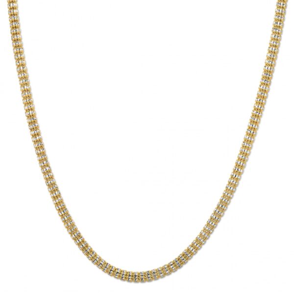 Ice Barrel Chain in 14k Yellow Gold (4.25 mm) - Image 2