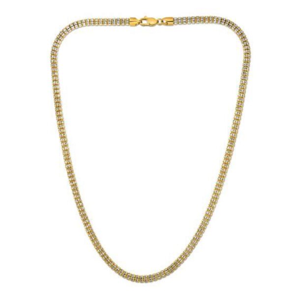 Ice Barrel Chain in 14k Yellow Gold (4.25 mm) - Image 3